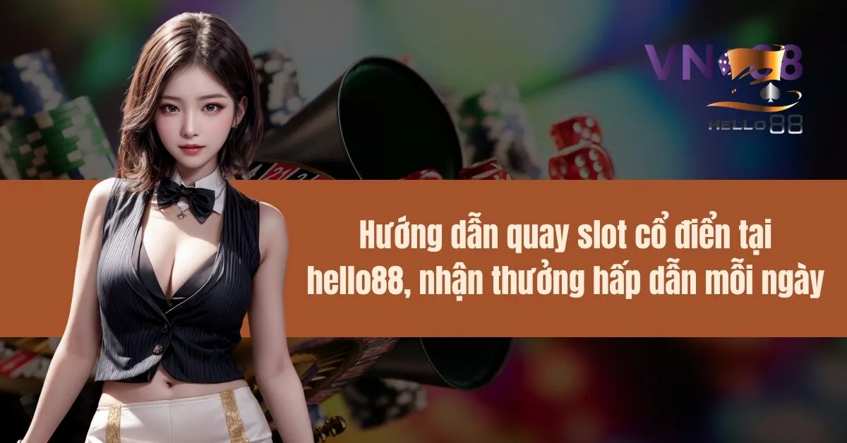 Hướng dẫn quay slot cổ điển tại hello88, nhận thưởng hấp dẫn mỗi ngày