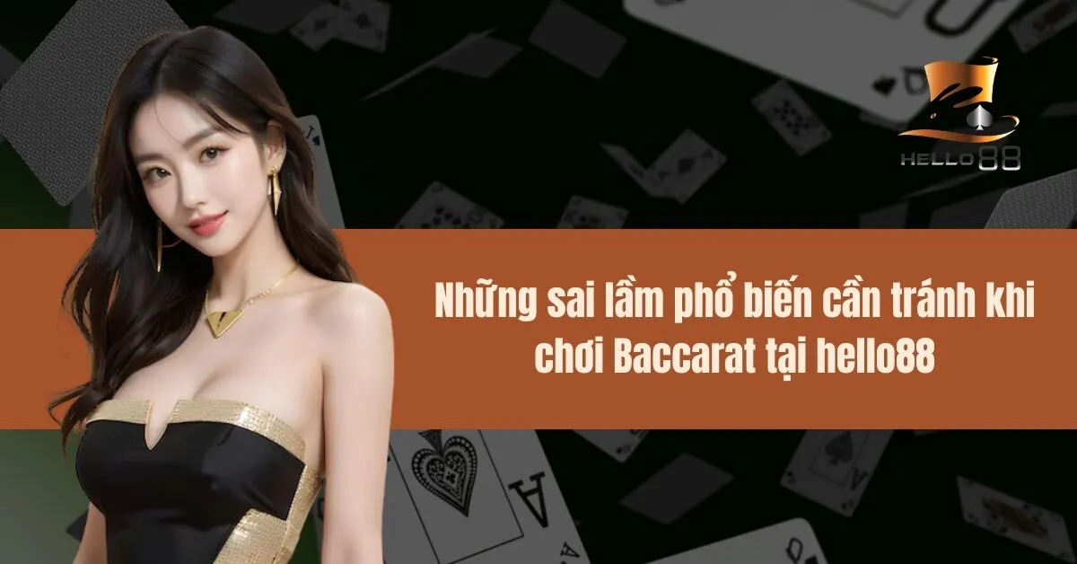 Những sai lầm phổ biến cần tránh khi chơi Baccarat tại hello88